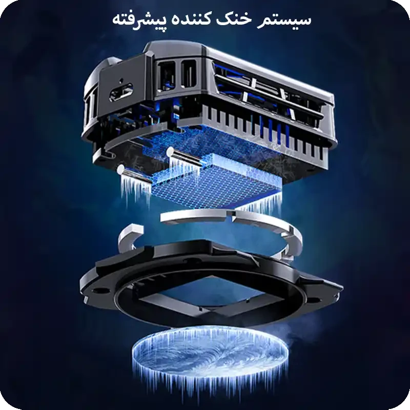 سیستم خنک کننده فن خنک کننده موبایل MEMO CX12